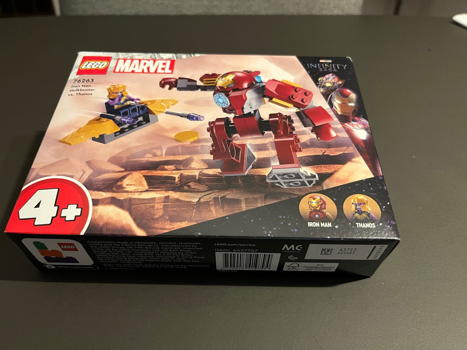 Lego Marvel 76263 Hulkbuster vs. Thanos - Nieuw in doos, Marvel, Lego, Nieuw, Ophalen of Verzenden