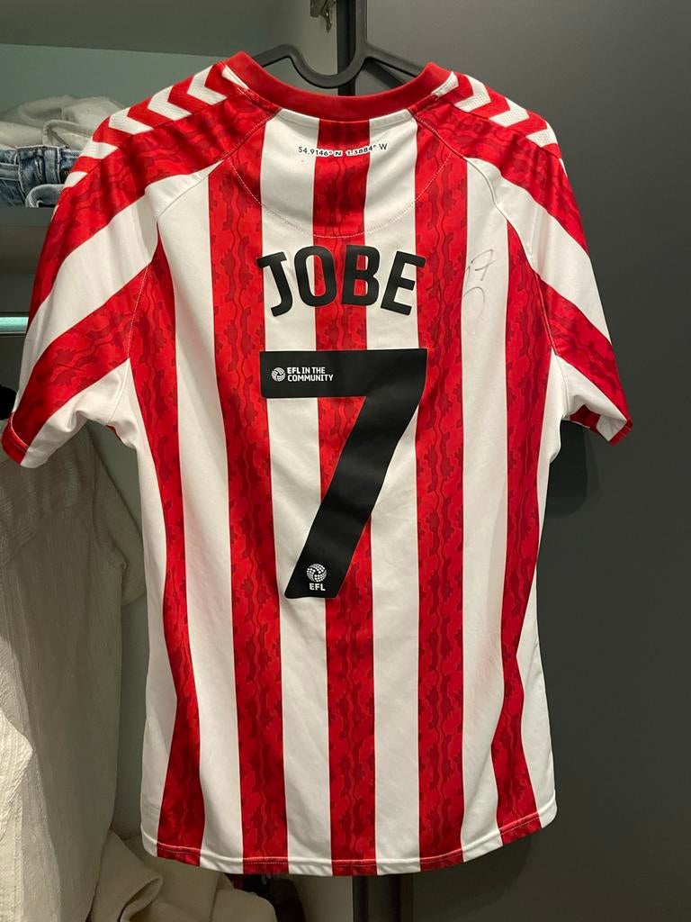 Gesigneerd Sunderland AFC Thuisshirt 2022/23 - Bellingham, Ophalen of Verzenden, Zo goed als nieuw, Buitenlandse clubs, Shirt