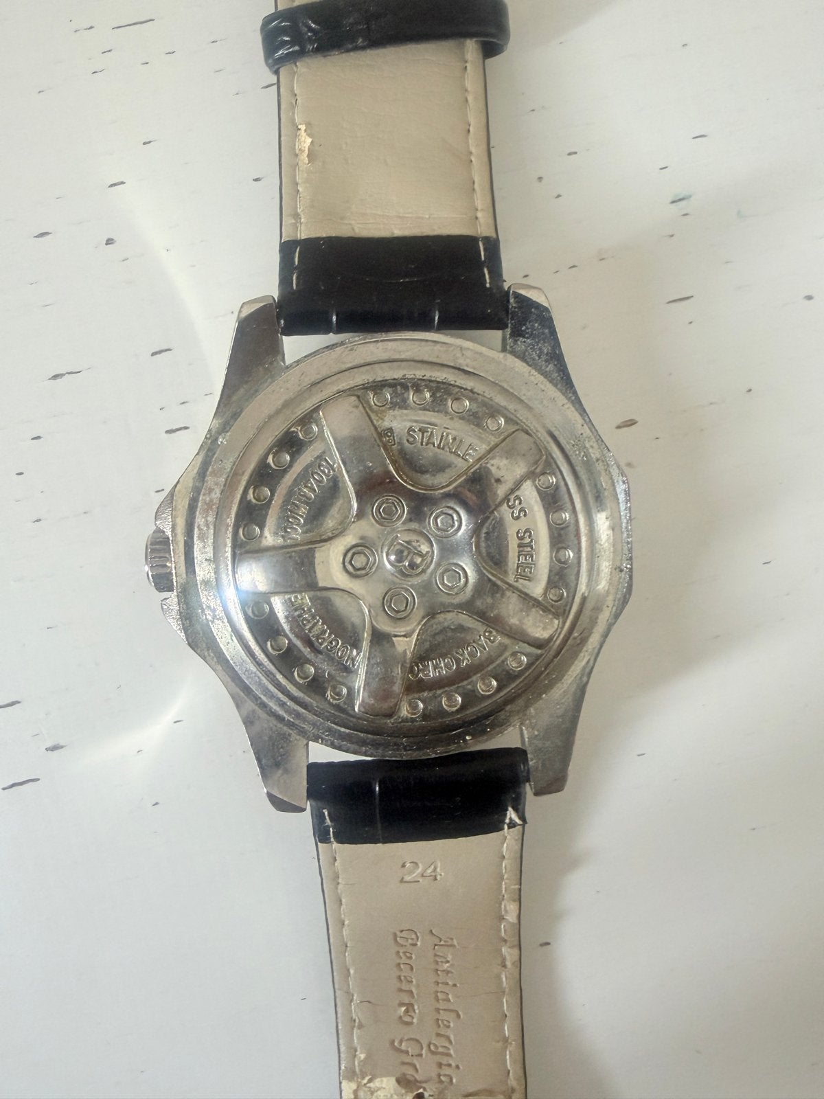 Mechanisch horloge, Ophalen of Verzenden, Staal, Polshorloge, Overige merken
