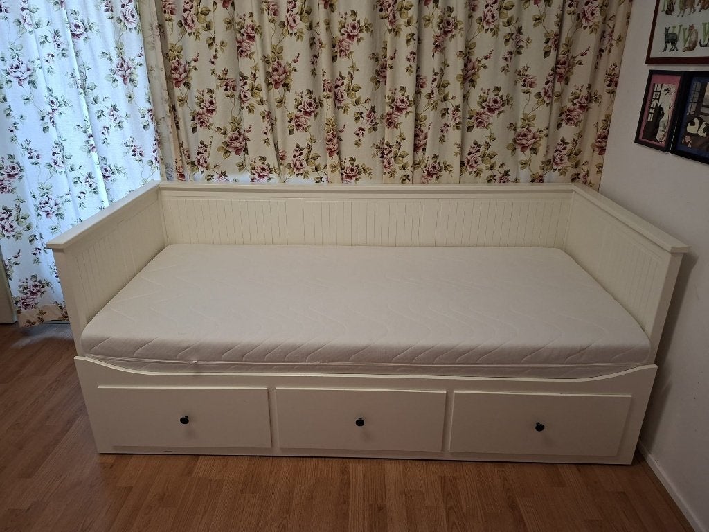 meisjes/tienerbed met lades, 85 tot 100 cm, Gebruikt, 180 cm of meer, Ophalen