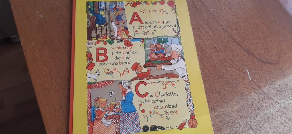 A is een Aapje, B is de Bakker groot A4 Formaat, Boeken, 5 of 6 jaar, Fictie algemeen, Jongen of Meisje, Ophalen of Verzenden