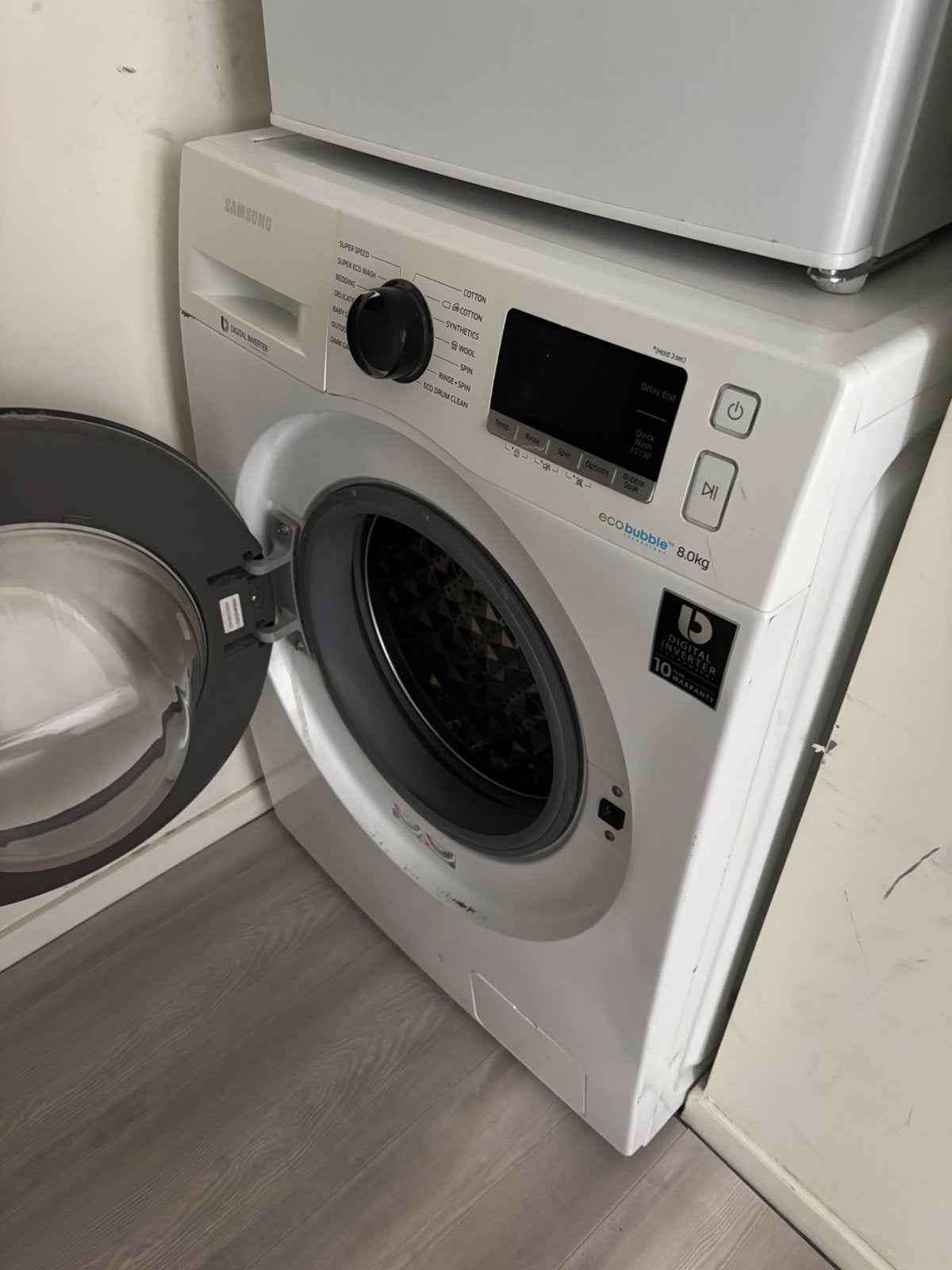 Samsung wasmachine - 8kg, Witgoed en Apparatuur, 1200 tot 1600 toeren, 8 tot 10 kg, Ophalen of Verzenden, Zo goed als nieuw