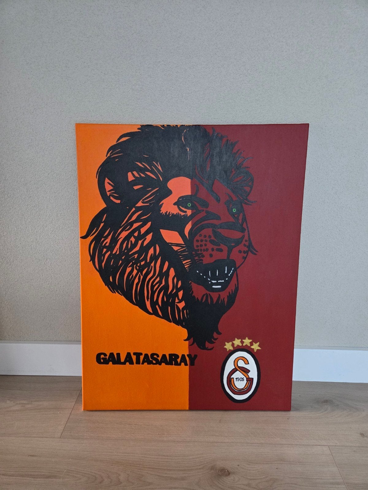 Galatasaray Leeuw Canvas Schilderij, Ophalen