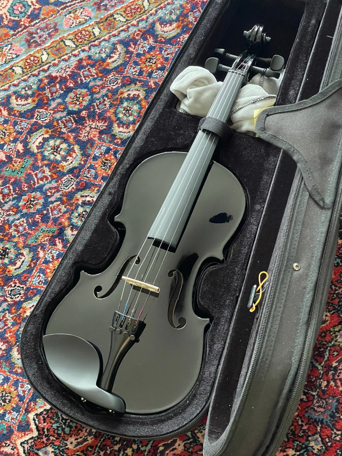 Mooie ongebruikte beginners viool - unieke kleur!, Muziek en Instrumenten, Strijkinstrumenten | Violen en Altviolen, Overige formaten