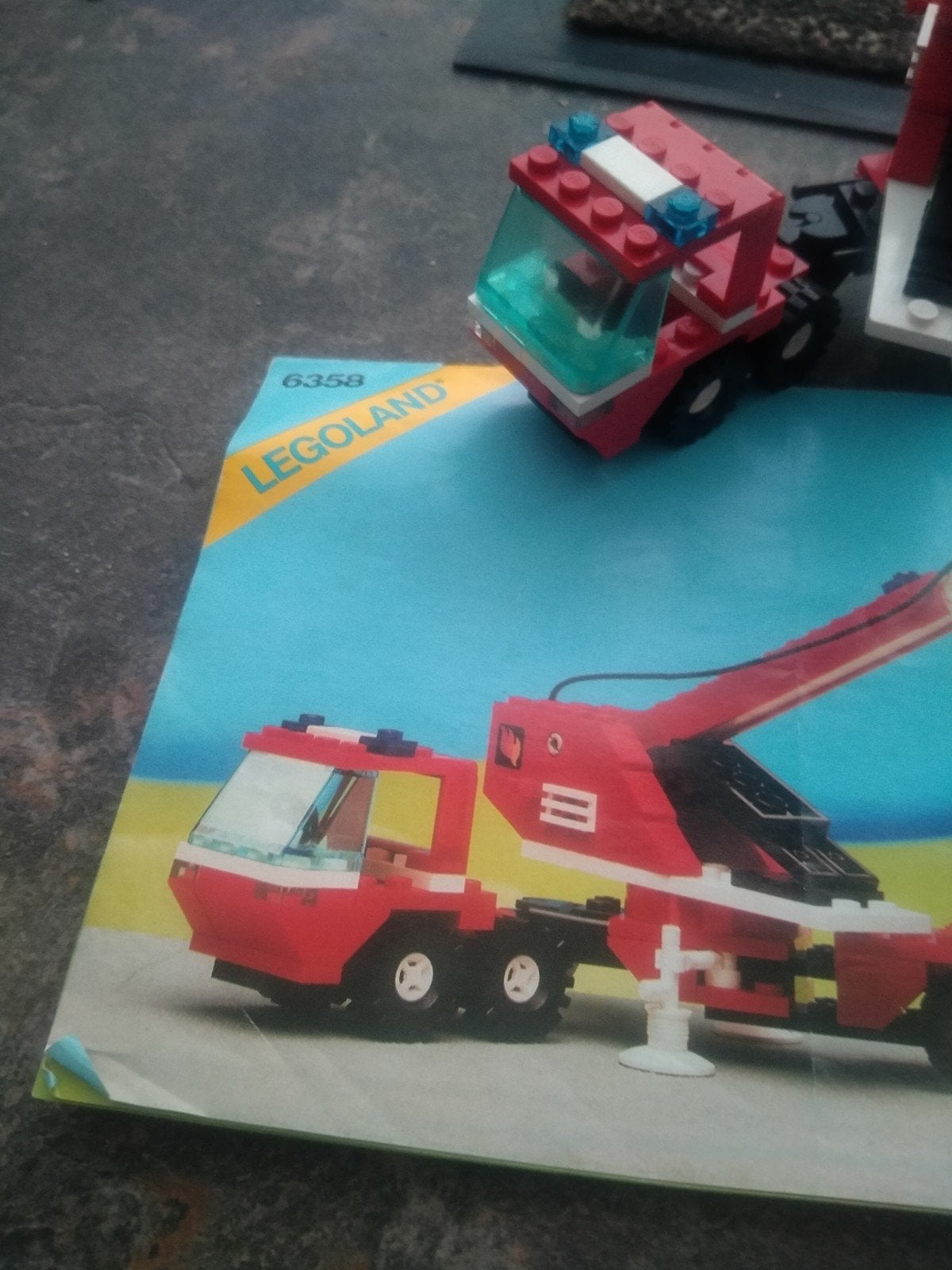 Legoland bluswagen 6358 jaren 80, Ophalen, Gebruikt, Lego, Compleet