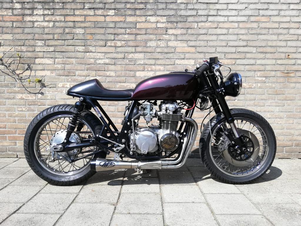 Unieke Honda CB550 Cafe Racer, Motoren, Sportuitlaat, Motorrijbewijs A, Gebruikt, Particulier