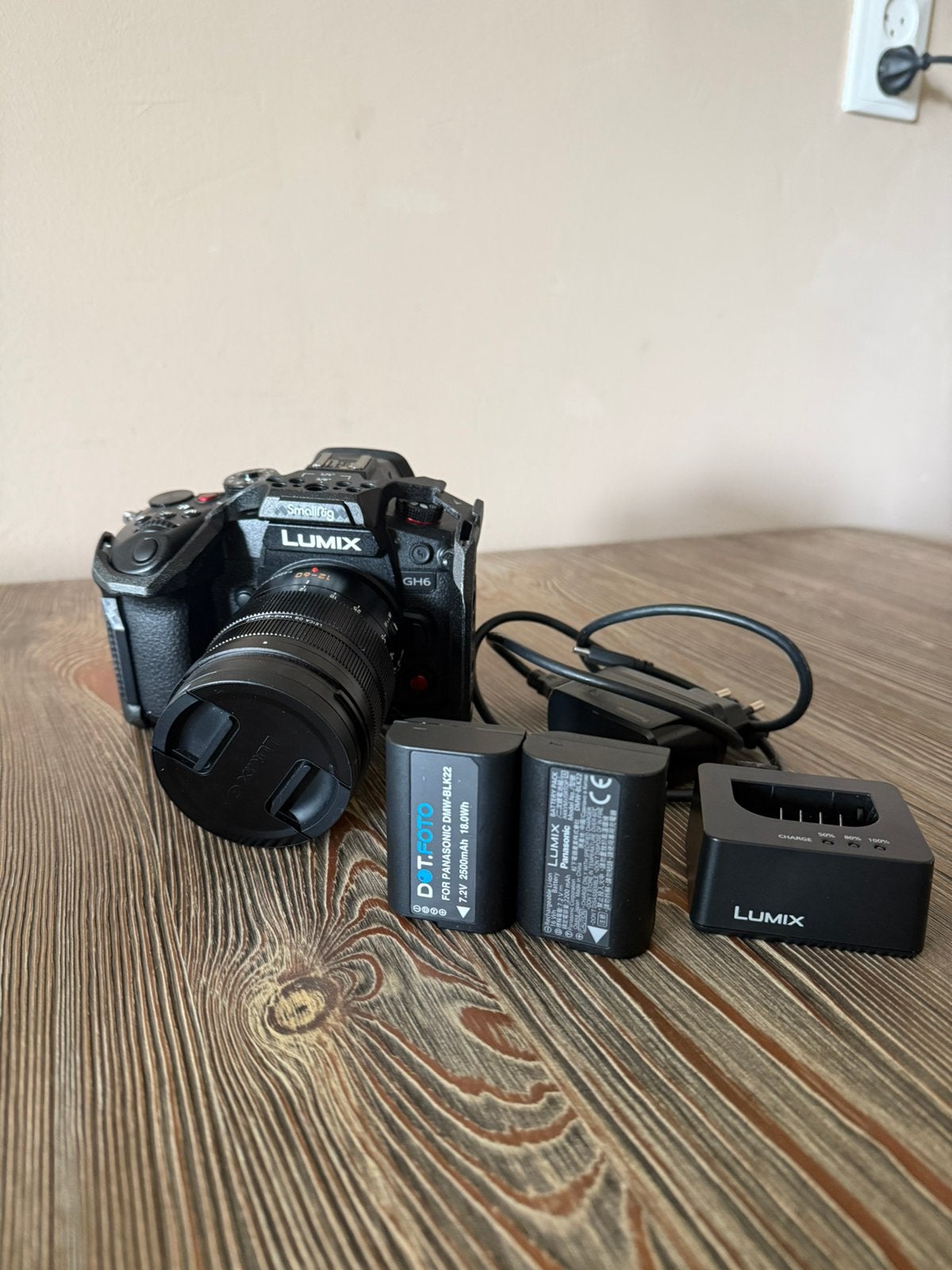 Panasonic GH6 + MFT Leica DG Vario-Elmarit 12-60mm lens, Ophalen, Zo goed als nieuw, Overige Merken, 8 keer of meer