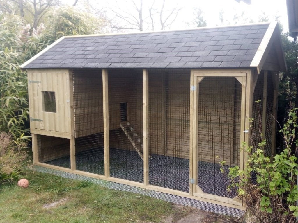 Kippenhok Hoeve | Duurzame materialen | Dierenverblijf, Ophalen of Verzenden, Nieuw, Kippenhok of Kippenren