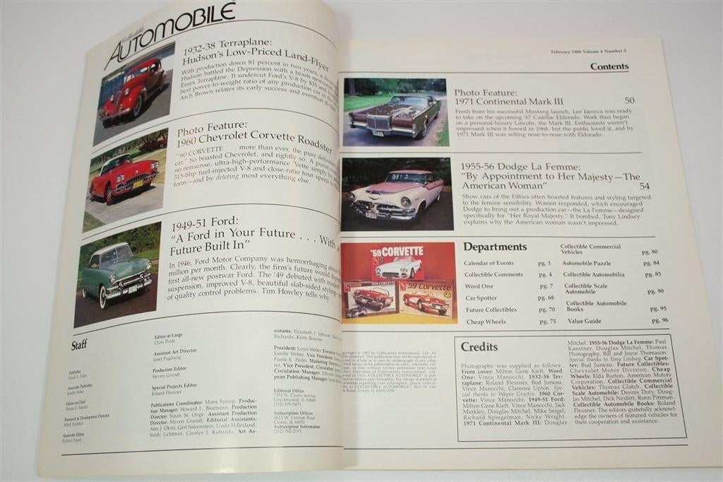 Vintage Autotijdschrift 1988 — Ford 1949-51 & Corvette, Ophalen of Verzenden, Gelezen, Ford