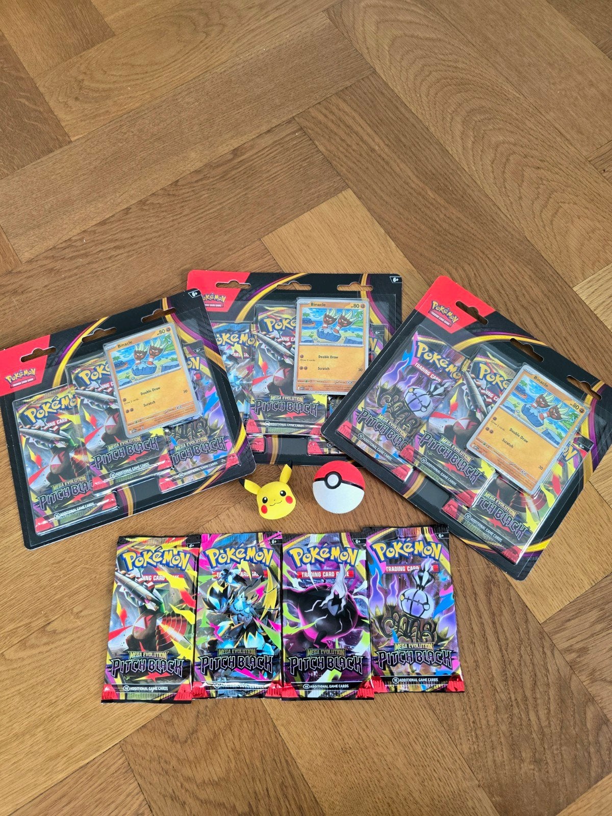 Pokémon TCG Mega Evolution Pitch Black 3-Pack, Ophalen of Verzenden, Nieuw