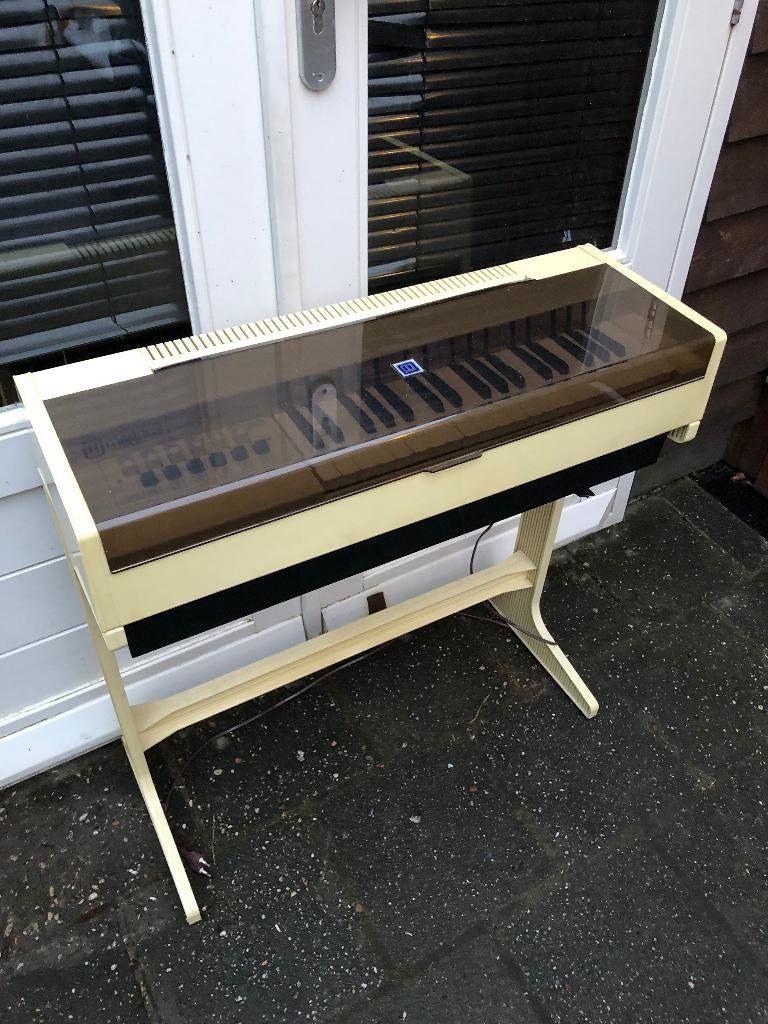 2 x Vintage Elektrisch magnus orgel wit en bruin, Ophalen, Gebruikt, 1 klavier, Orgel