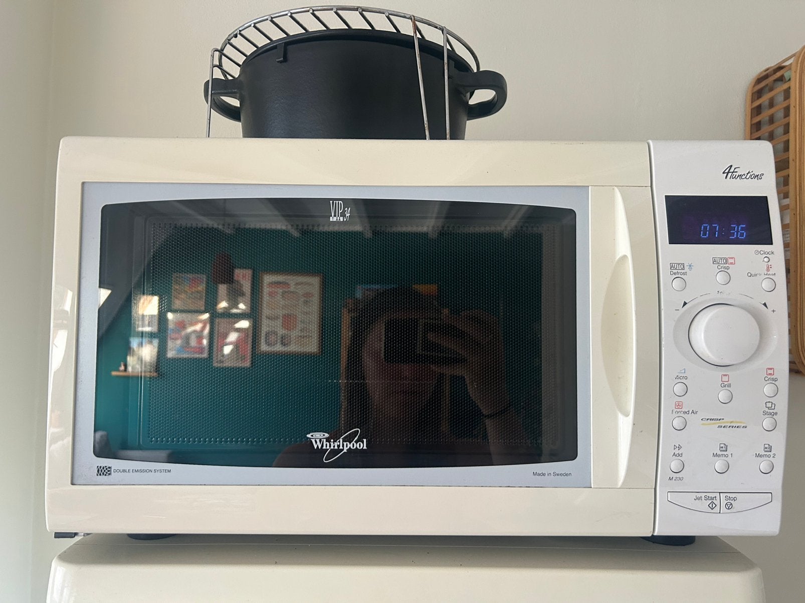 Combi oven- en magnetron (Whirlpool VIP34), Ophalen, Gebruikt, Oven, Combimagnetron