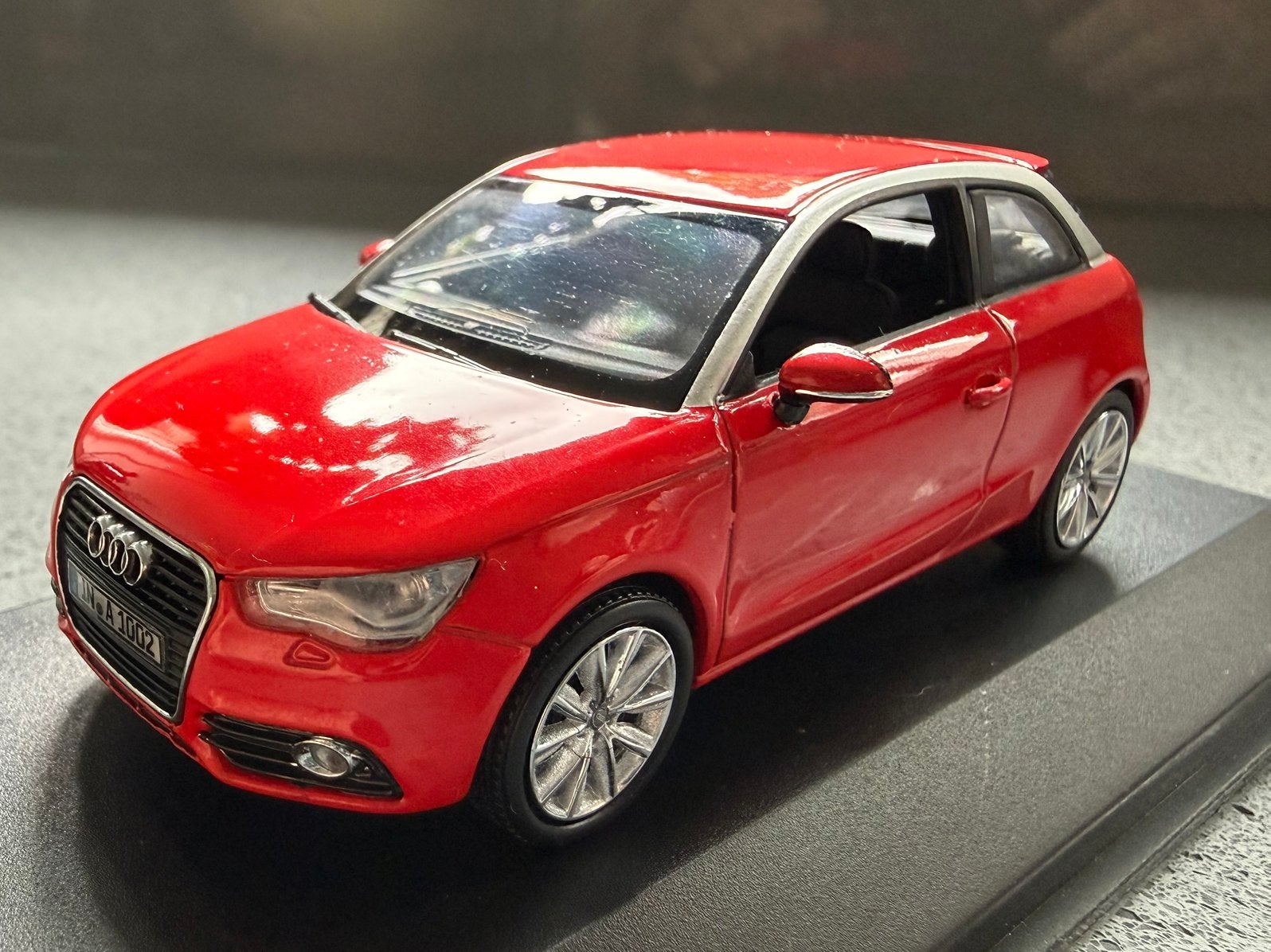Audi A1 – Audi Collection – 1:43 schaalmodel – Misano Re, Ophalen of Verzenden, Zo goed als nieuw, Auto, Overige merken
