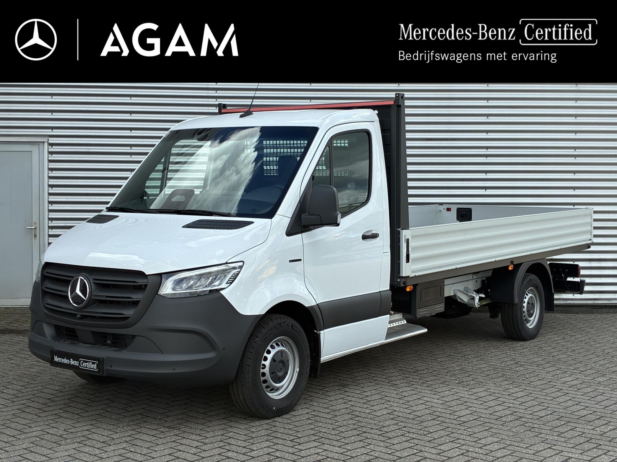 Mercedes-Benz eSprinter 320 L3 81kWh | Select | Open Laadbak, Auto's, Automaat, 81 kWh, Gebruikt, Zwart