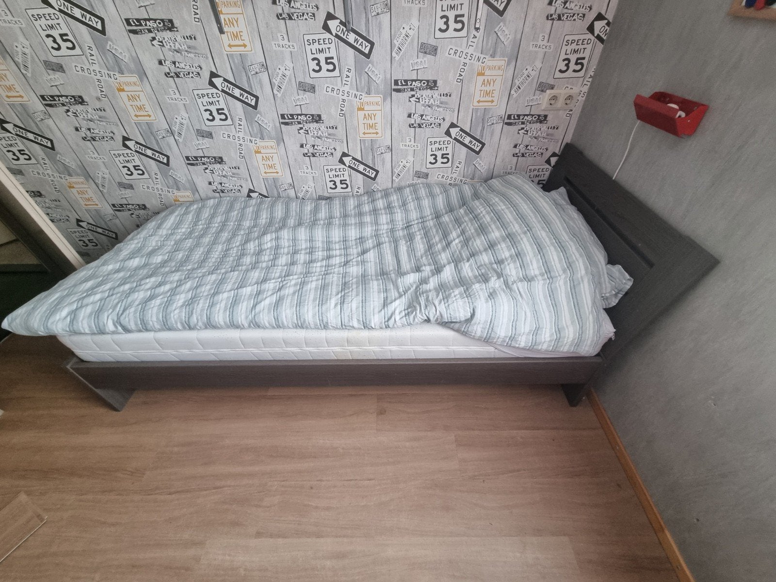 Bed, Ophalen, Eenpersoons, Hout