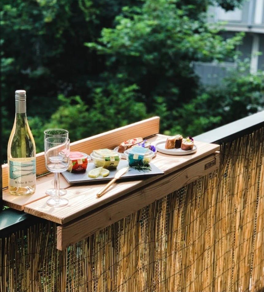 Balkonbar - Gloednieuw en nooit gebruikt!, Tuin en Terras, Ophalen, Rechthoekig, Hout