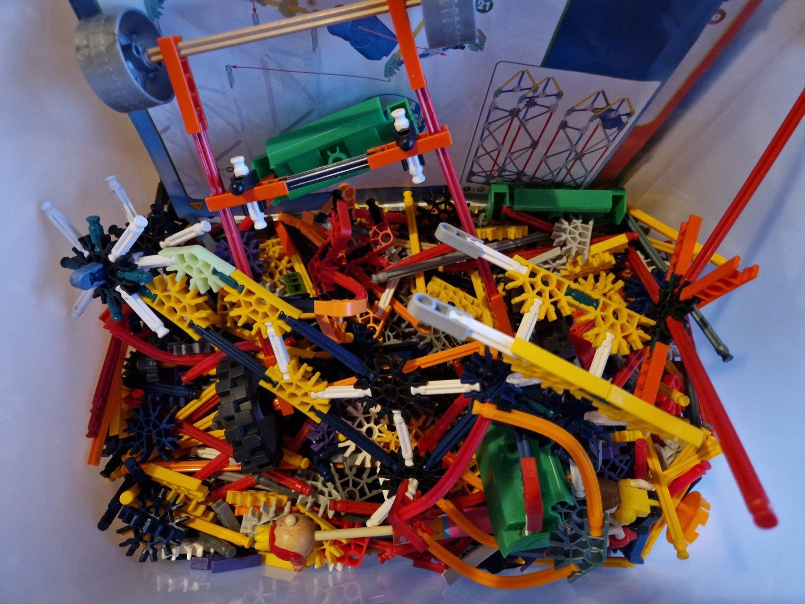 Grote doos K'nex (met handleidingen), Ophalen of Verzenden, Gebruikt, K'nex