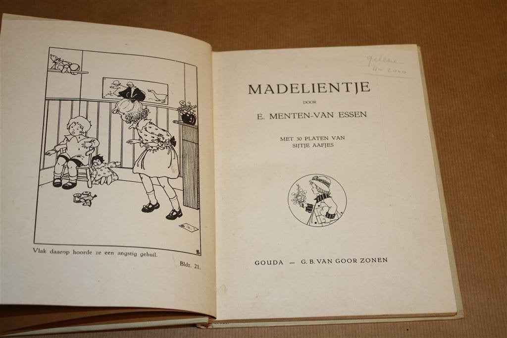 Madelientje. E. Menten-van Essen. 1924., Ophalen of Verzenden, Gelezen, Fictie algemeen