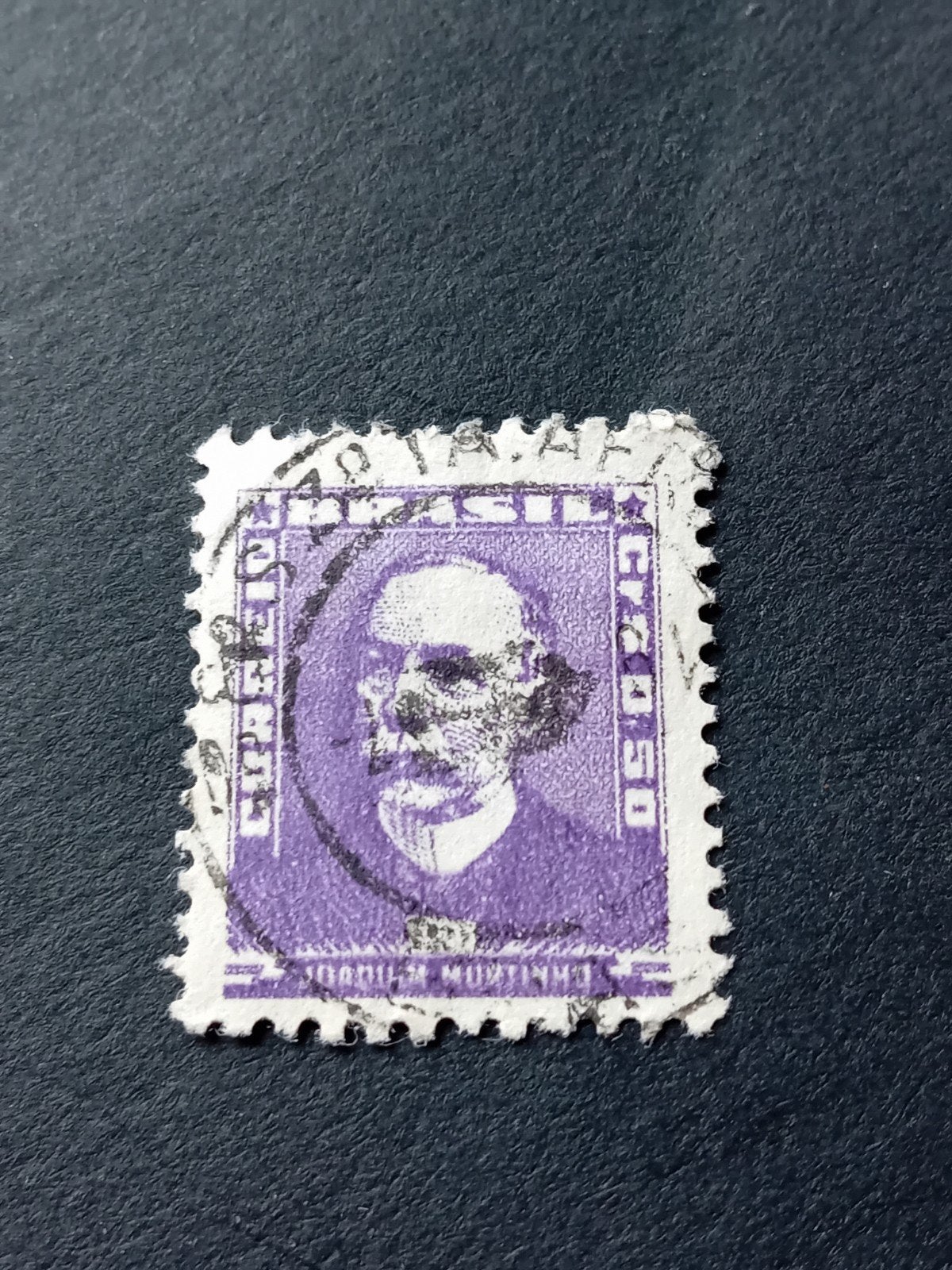 Zeldzame Portugese postzegel - João de Montinho, Postzegels en Munten, Postzegels | Amerika, Ophalen of Verzenden, Gestempeld