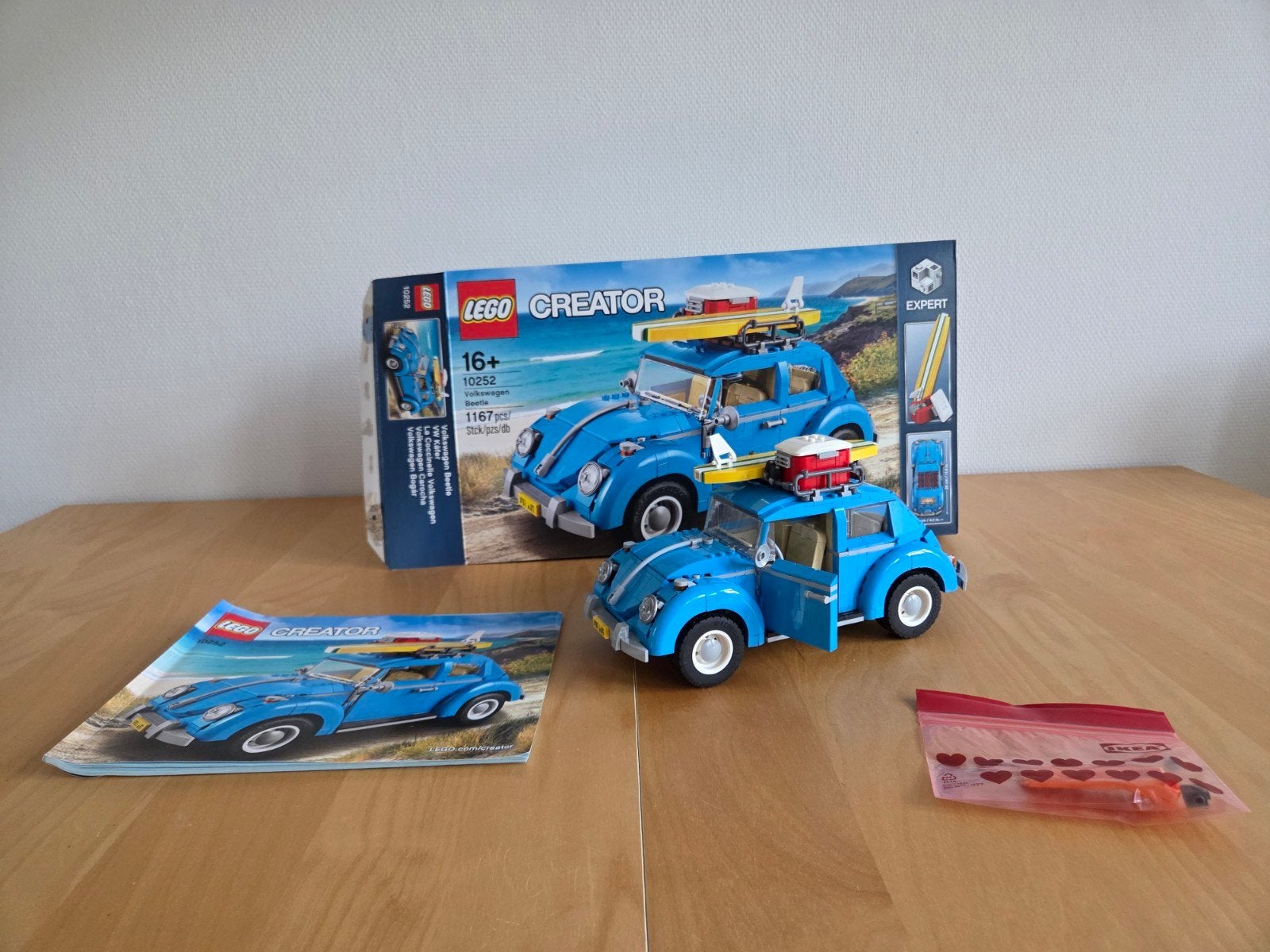 Lego 10252 Volkswagen Kever, Ophalen of Verzenden, Zo goed als nieuw