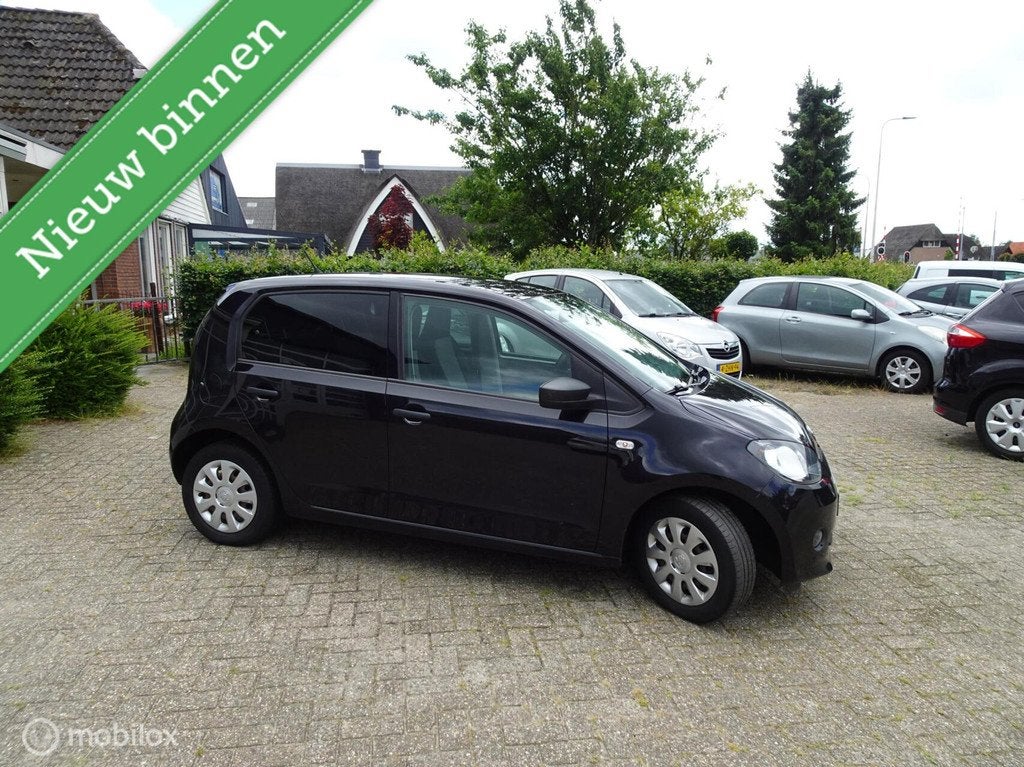 Skoda Citigo 1.0 Greentech Arctic (AIRCO/ELEC. RAMEN), Auto's, Voorwielaandrijving, Euro 5, Stof, Gebruikt