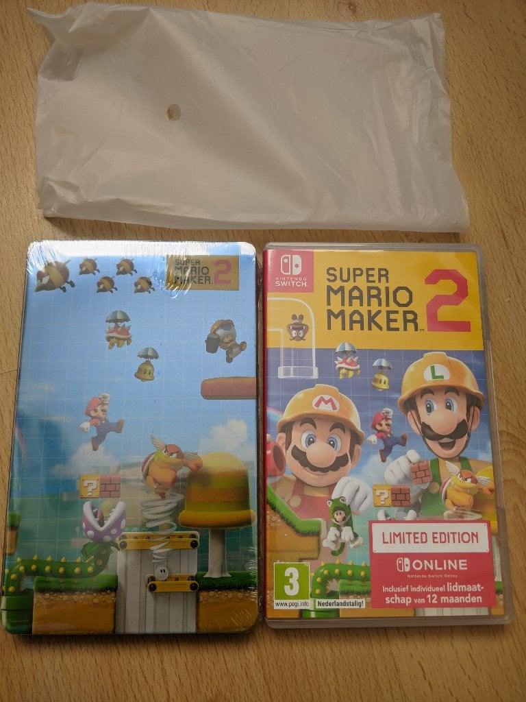 Super Mario Maker World 2 Switch Limited Edition, Online, 1 speler, Racen en Vliegen, Ophalen of Verzenden
