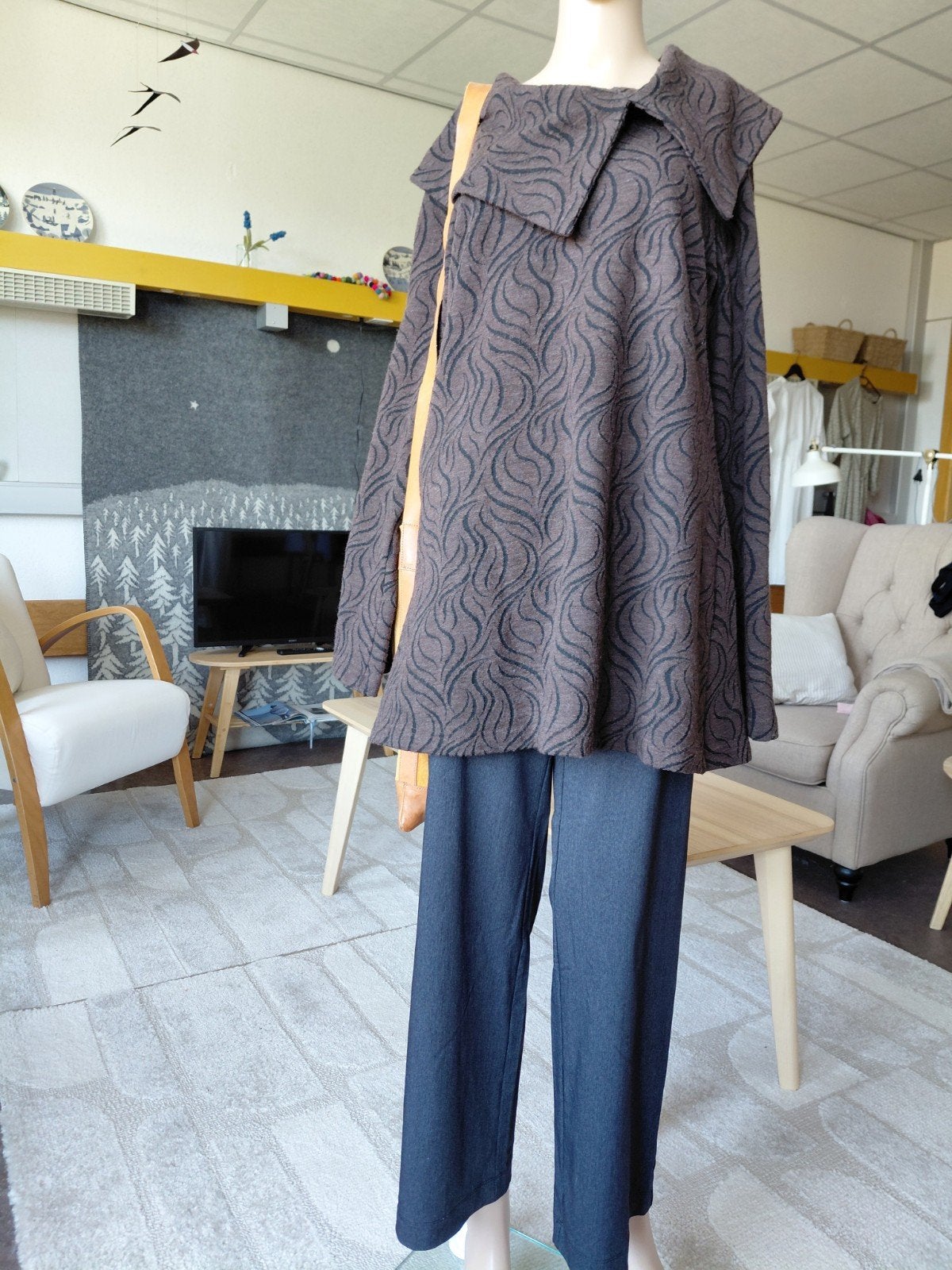 Skandika tuniek M/L, Bruin, Maat 42/44 (L), Zo goed als nieuw, Skandika