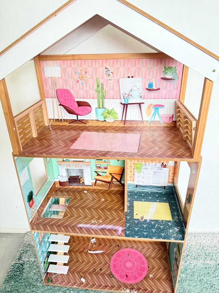Poppenhuis, Ophalen, Zo goed als nieuw, Poppenhuis