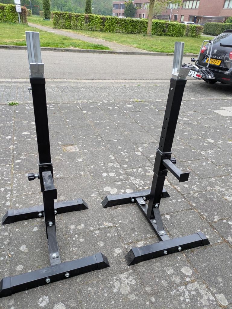 Halters en gewichten, Sport en Fitness, Fitnessmaterialen, Ophalen, Gebruikt, Benen, Fitnessbank