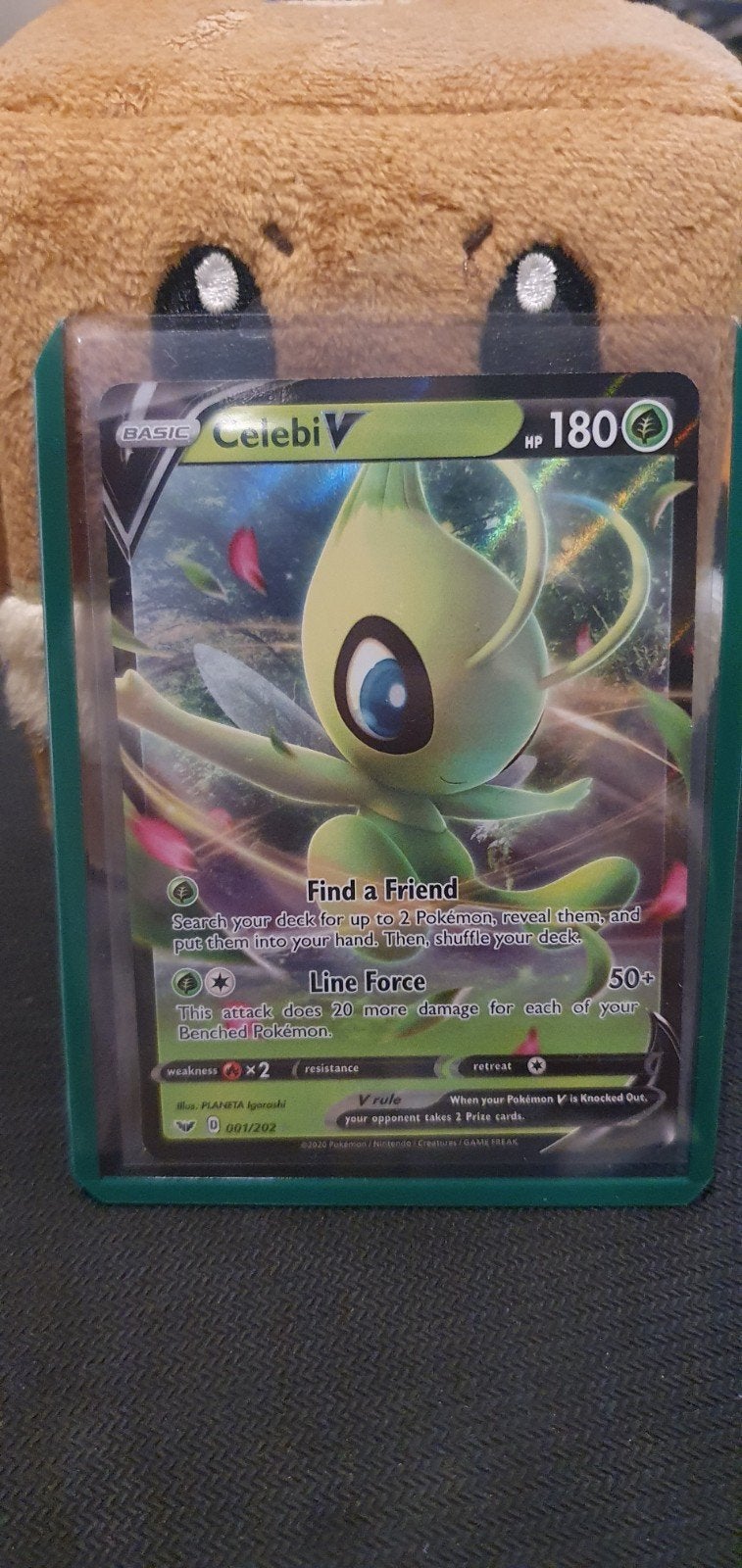Celebi 001/202, Hobby en Vrije tijd, Verzamelkaartspellen | Pokémon, Ophalen of Verzenden, Zo goed als nieuw