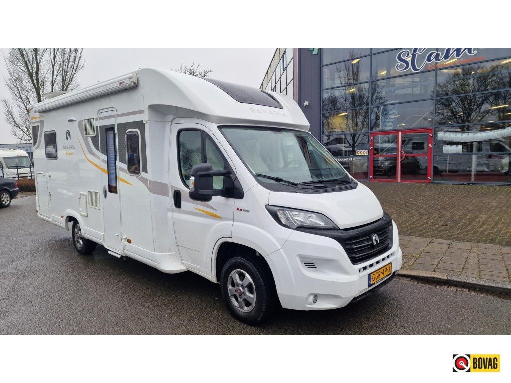 Bavaria I intense 726 2x airco, Caravans en Kamperen, Campers, Ringverwarming, Fiat, Hordeur, Elektrische ramen