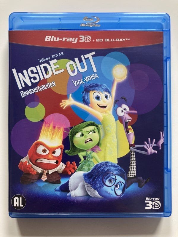 INSIDE OUT (3D + 2D) (BLURAY), Carduelis & Media, Verzenden, Syran@live.com, Tekenfilms en Animatie
