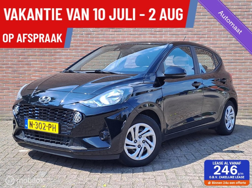 Hyundai i10 1.0 Comfort AUTOMAAT/ CAMERA/NAVI, Auto's, Hyundai, Bedrijf, Te koop, i10, ABS, Achteruitrijcamera, Airbags, Airconditioning