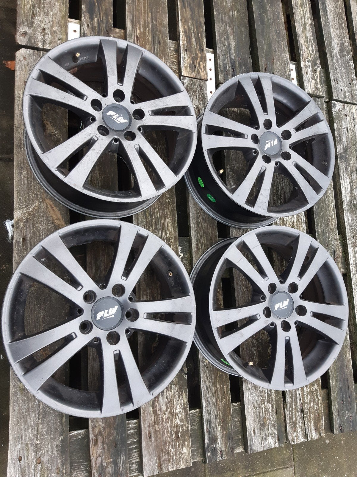 16 inch PLW lichtmetalen velgen ( 5x112 ), Auto-onderdelen, Banden en Velgen, Gebruikt, Velg(en), 16 inch, Personenwagen