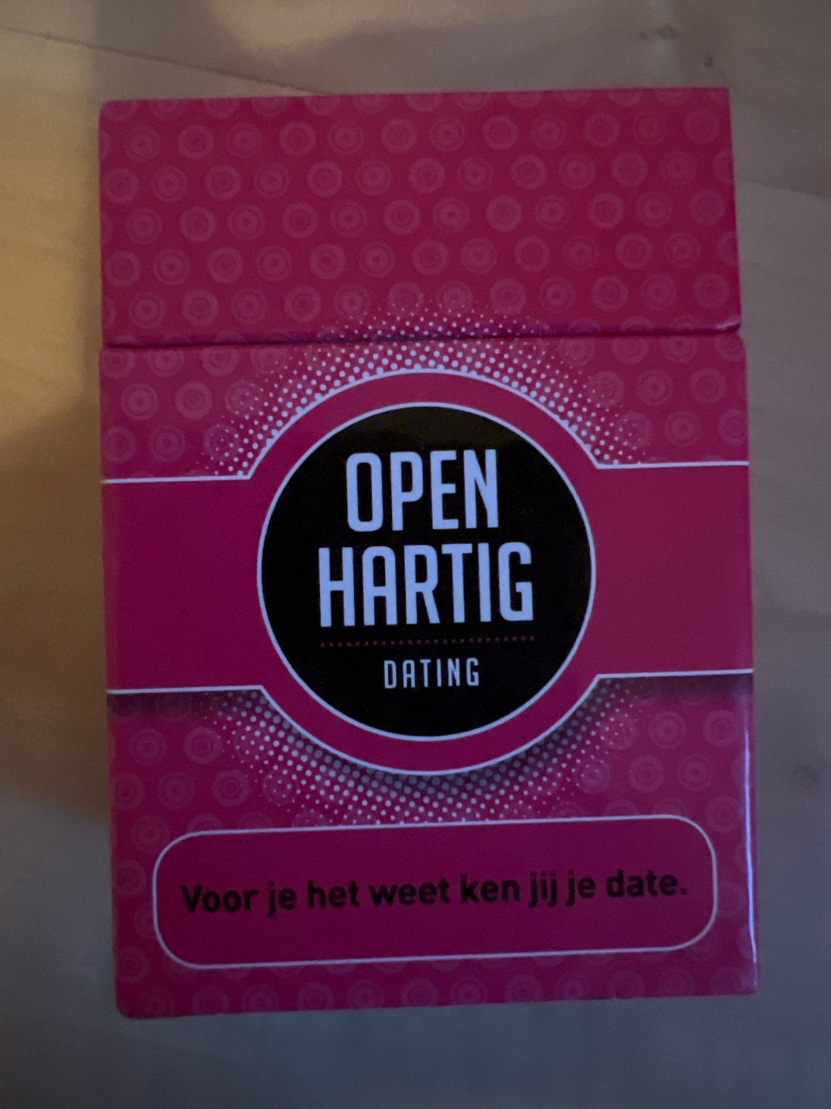 Vragenspel Open hartig Dating, Een of twee spelers, Ophalen of Verzenden, Zo goed als nieuw