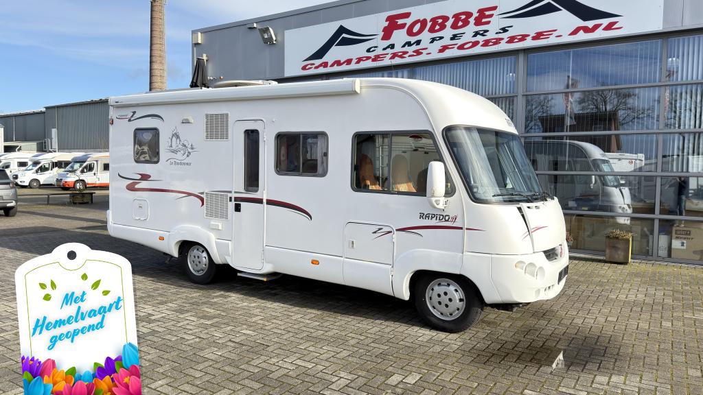 Mooi Met Fransbed De Rapido Le Randonneur 986F '2006 84dkm, Integraal, Ringverwarming, Reservewiel, Fiat