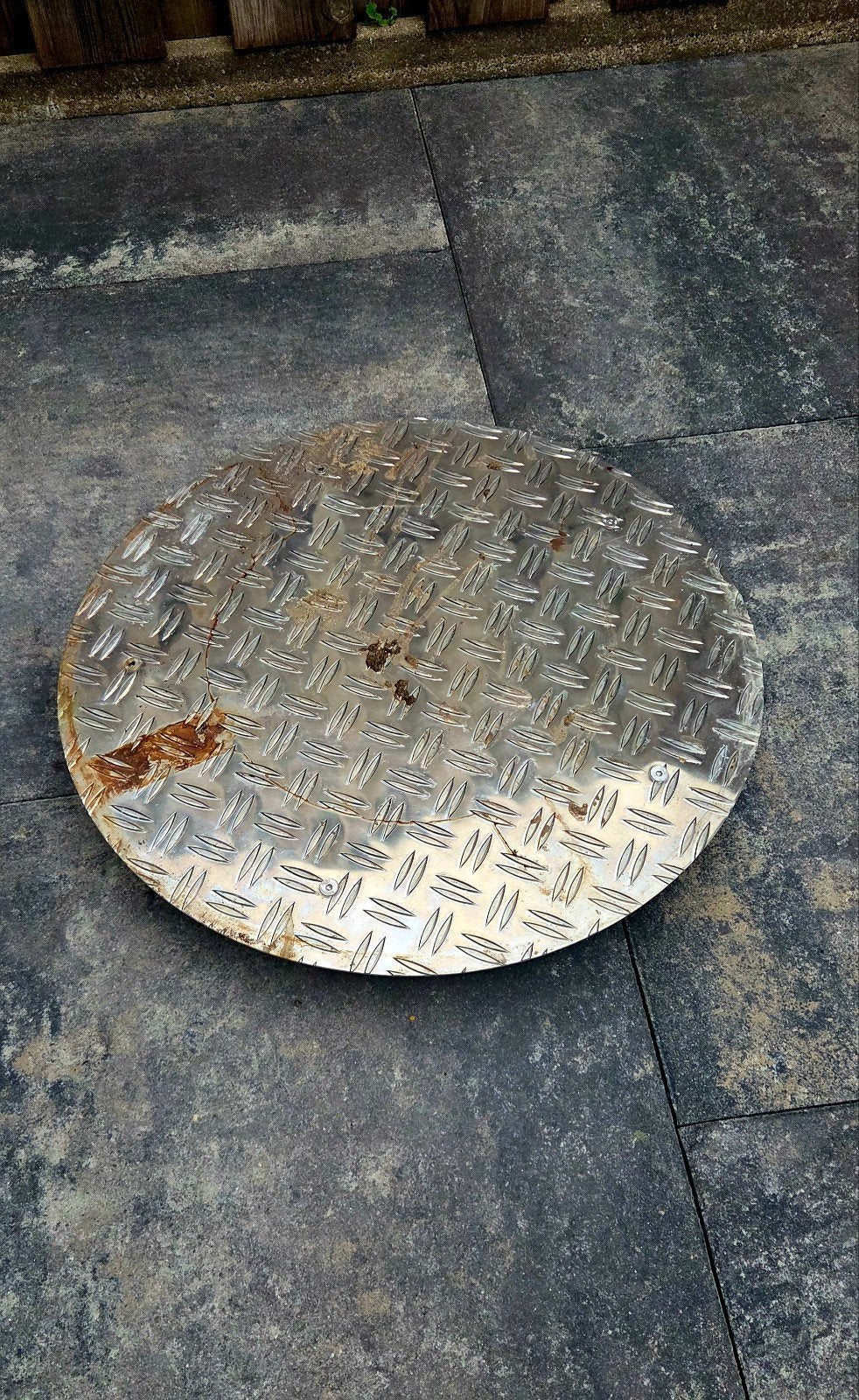 Plantentrolley traanplaat., Minder dan 30 cm, Rond, Ophalen of Verzenden, Metaal