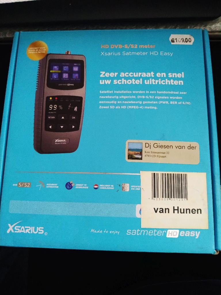 Xsarius Satmeter HD Easy, Ophalen of Verzenden, Nieuw, (Schotel)antenne-accessoires, Overige merken