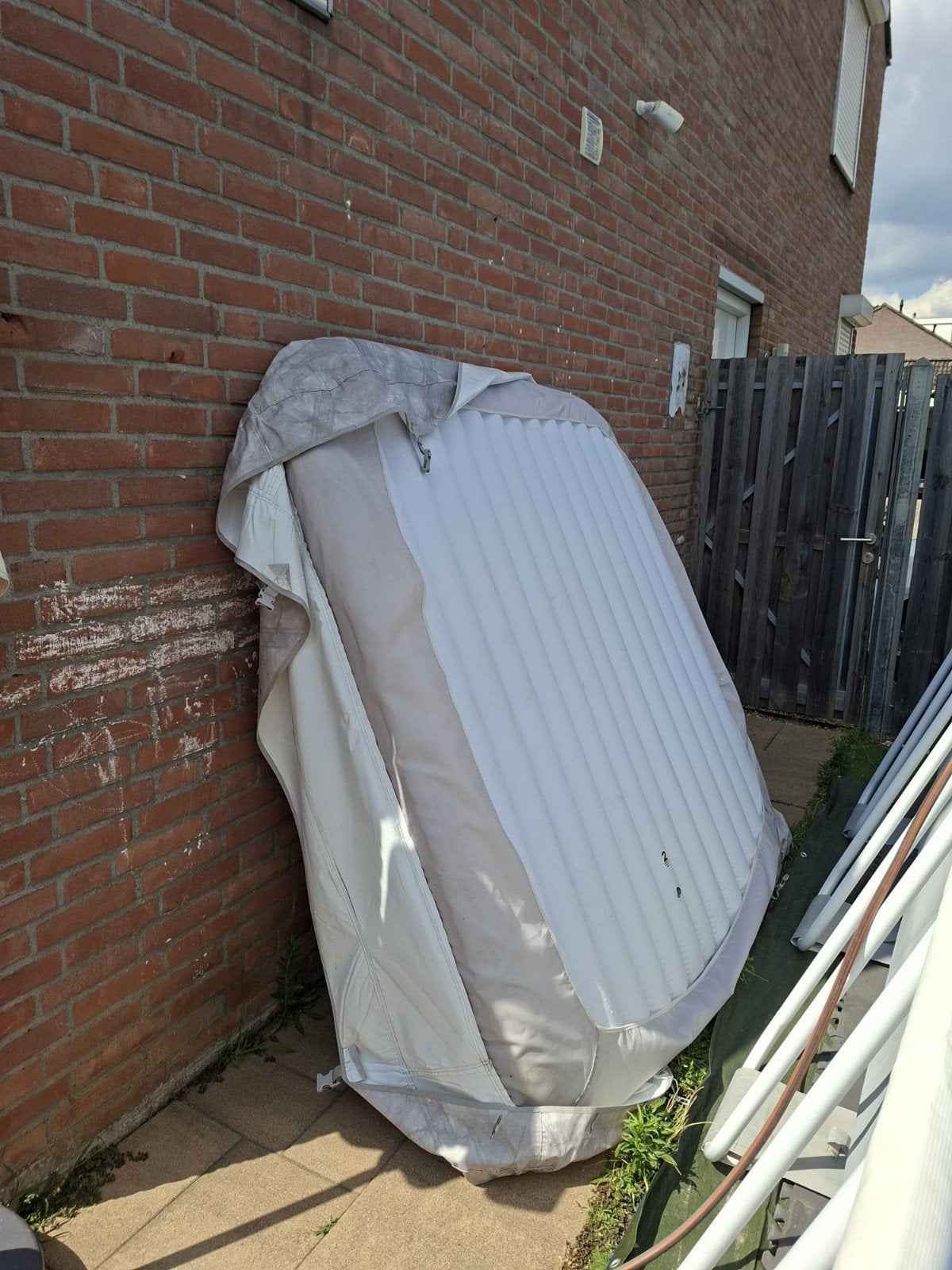 Topcover opblaas jacuzzi lazy z spa san fransisco, Tuin en Terras, Ophalen, Zo goed als nieuw