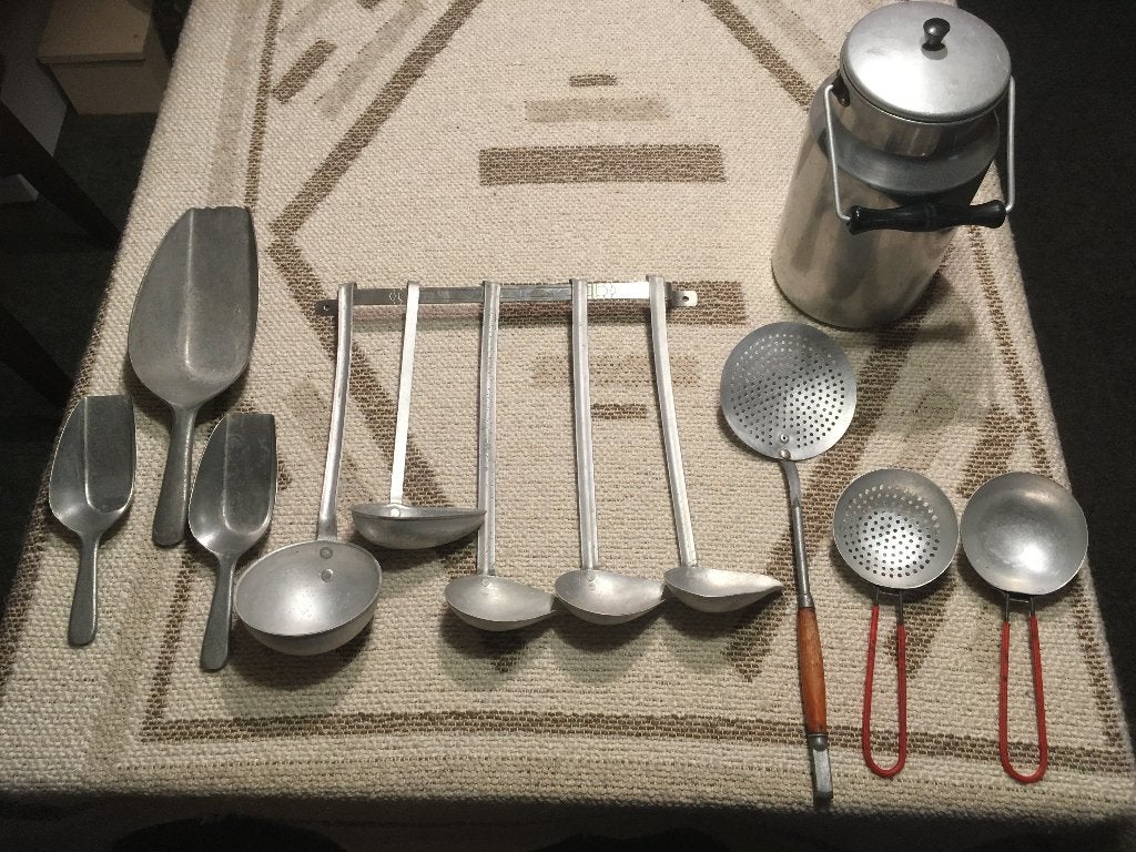 diverse keuken apparaten keukengereedschap aluminium, Ophalen of Verzenden