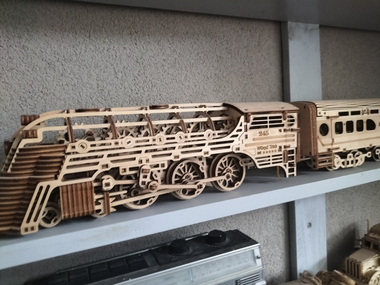 Houten modeltrein Wood Trick U Gear, Hobby en Vrije tijd, Ophalen of Verzenden, Zo goed als nieuw, Treinset, Overige merken