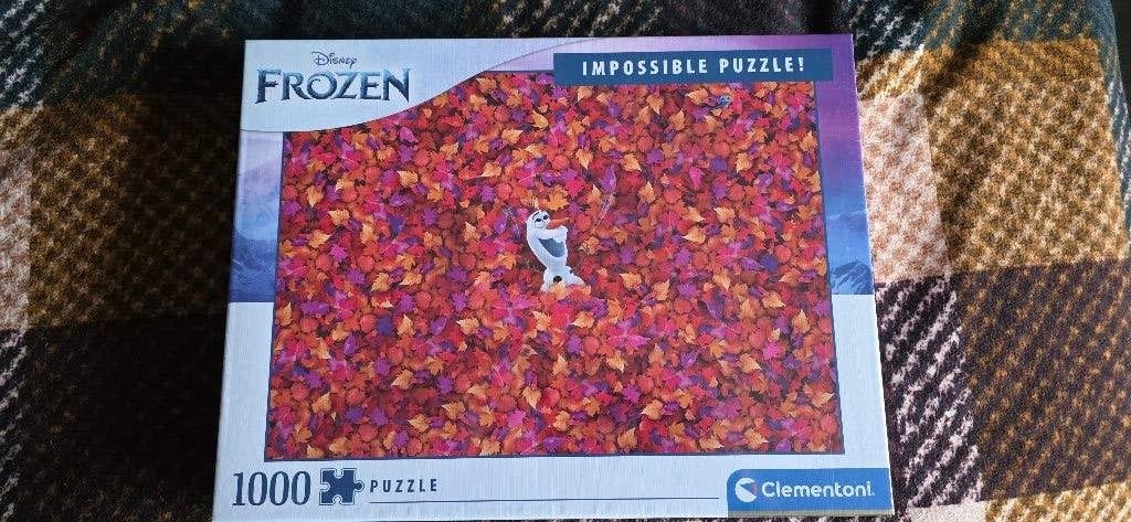 frozen disney puzzel 1000 stukjes Nieuw, Ophalen of Verzenden, 500 t/m 1500 stukjes, Nieuw