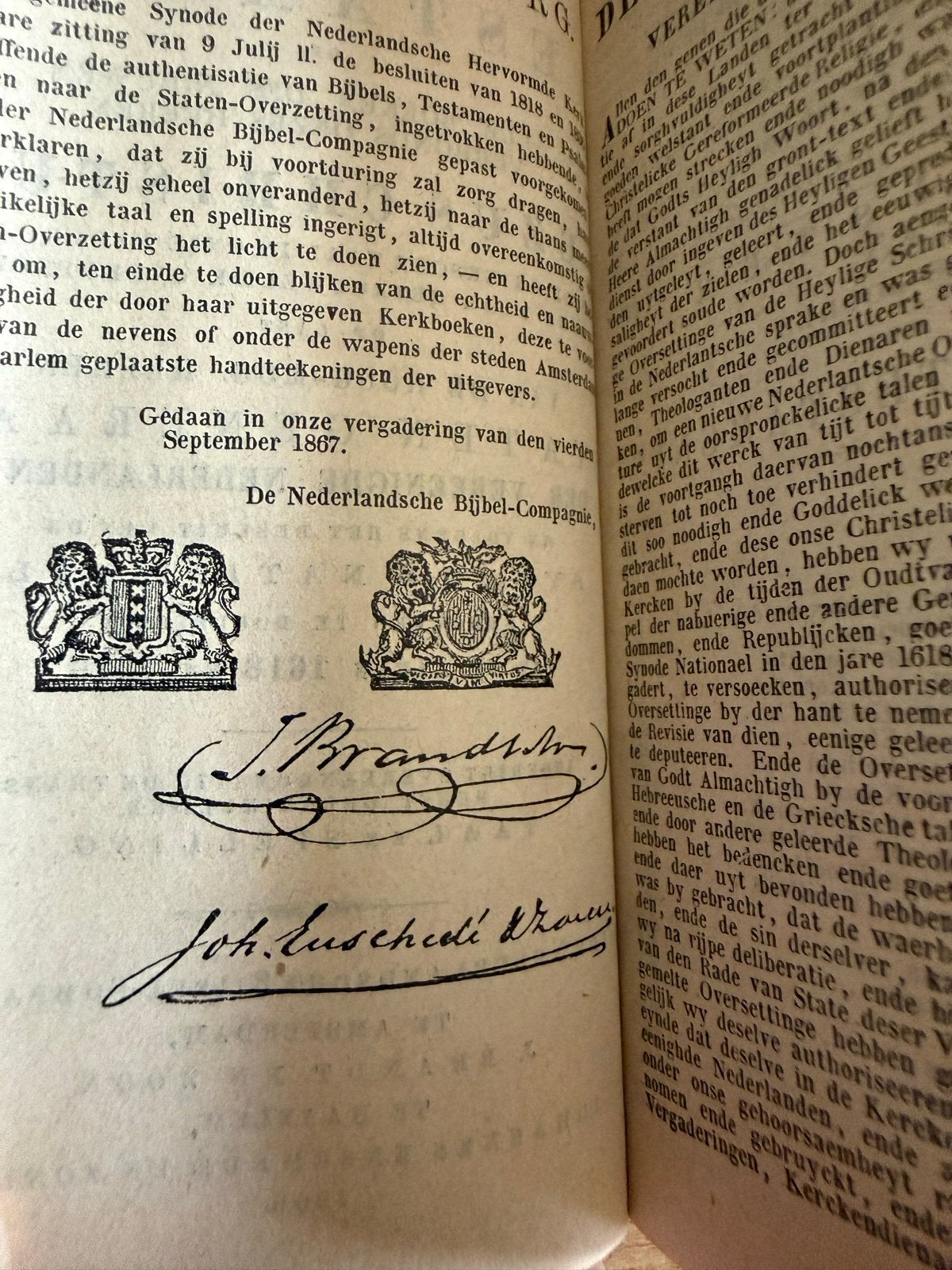 Statenbijbel Nieuw Testament 1909 met Psalmen en hoes, Ophalen of Verzenden