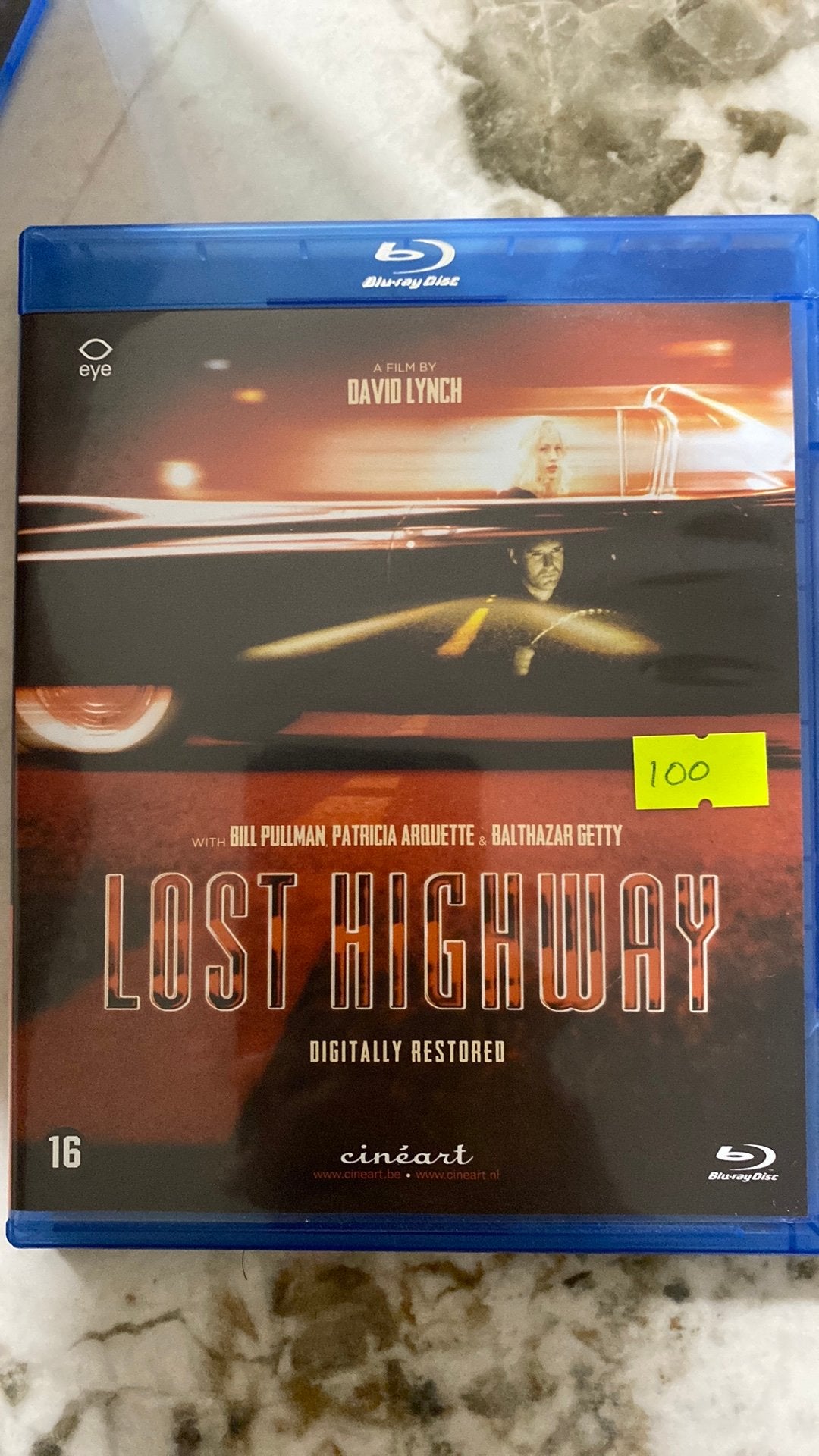 Lost highway blu ray NL versie, Ophalen of Verzenden, Zo goed als nieuw