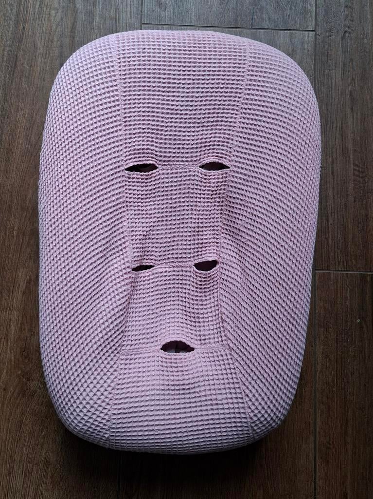Newborn hoes roze wafel stokke tripp trapp nieuwe model, Ophalen of Verzenden, Zo goed als nieuw, Meegroeistoel