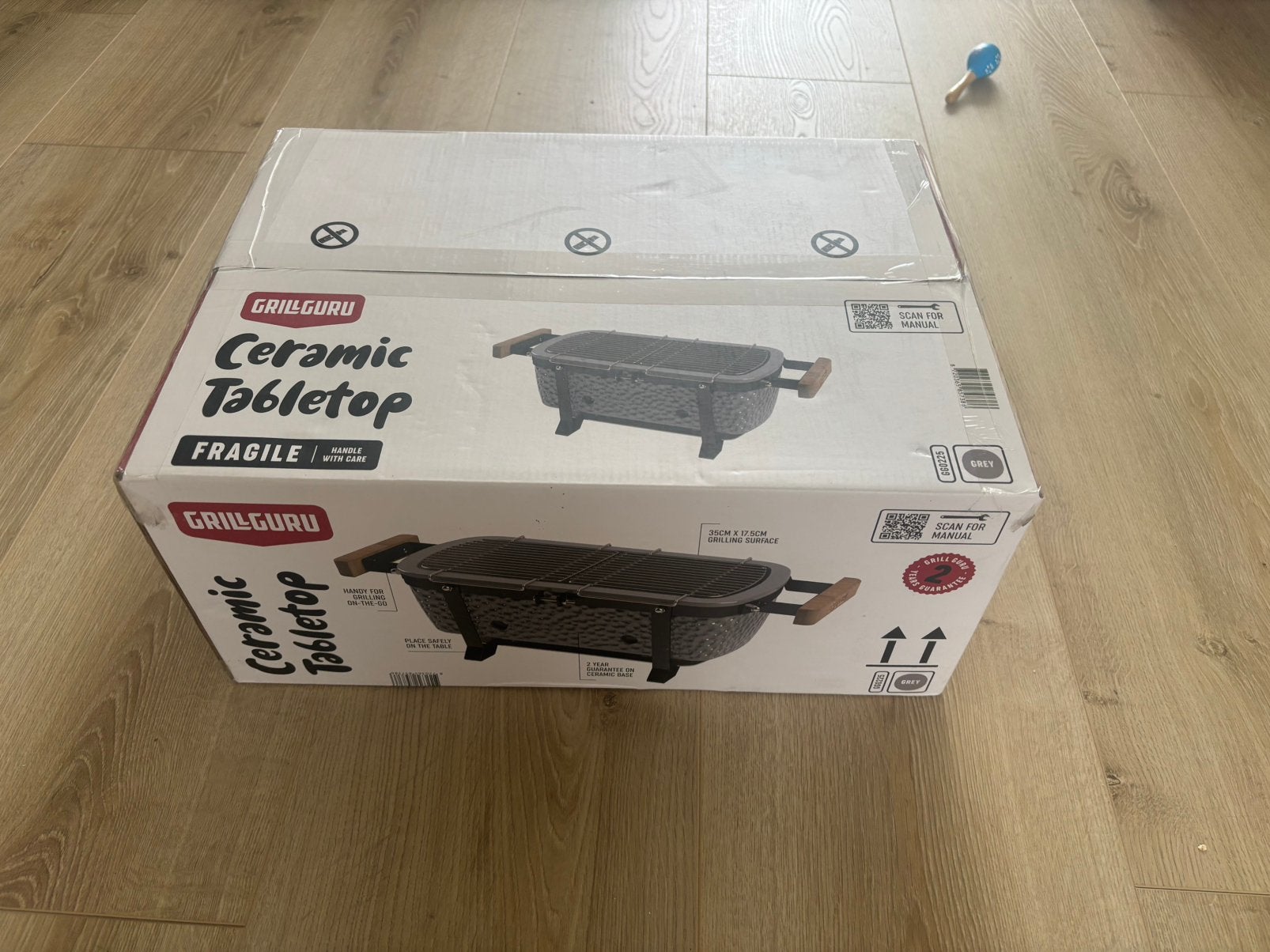 Grill Guru Ceramic Tabletop BBQ - Nieuw in doos, Ophalen of Verzenden, Nieuw