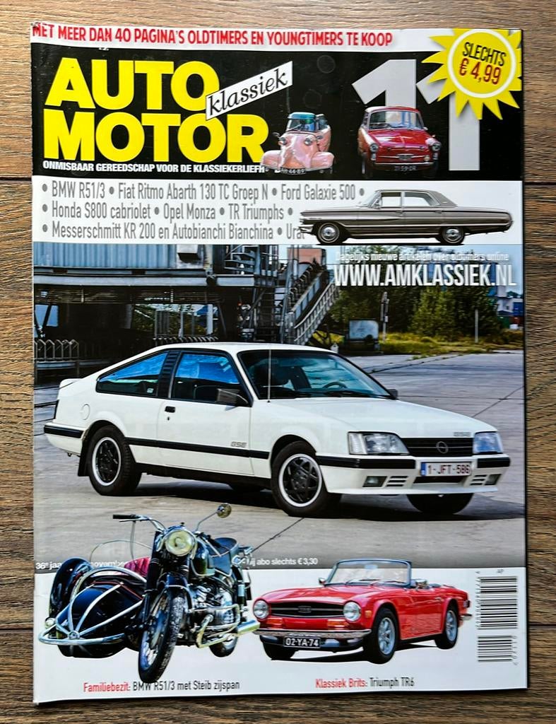 AMK: Honda S800, Opel Monza, Messerschmitt KR200, Ophalen of Verzenden, Zo goed als nieuw, Algemeen