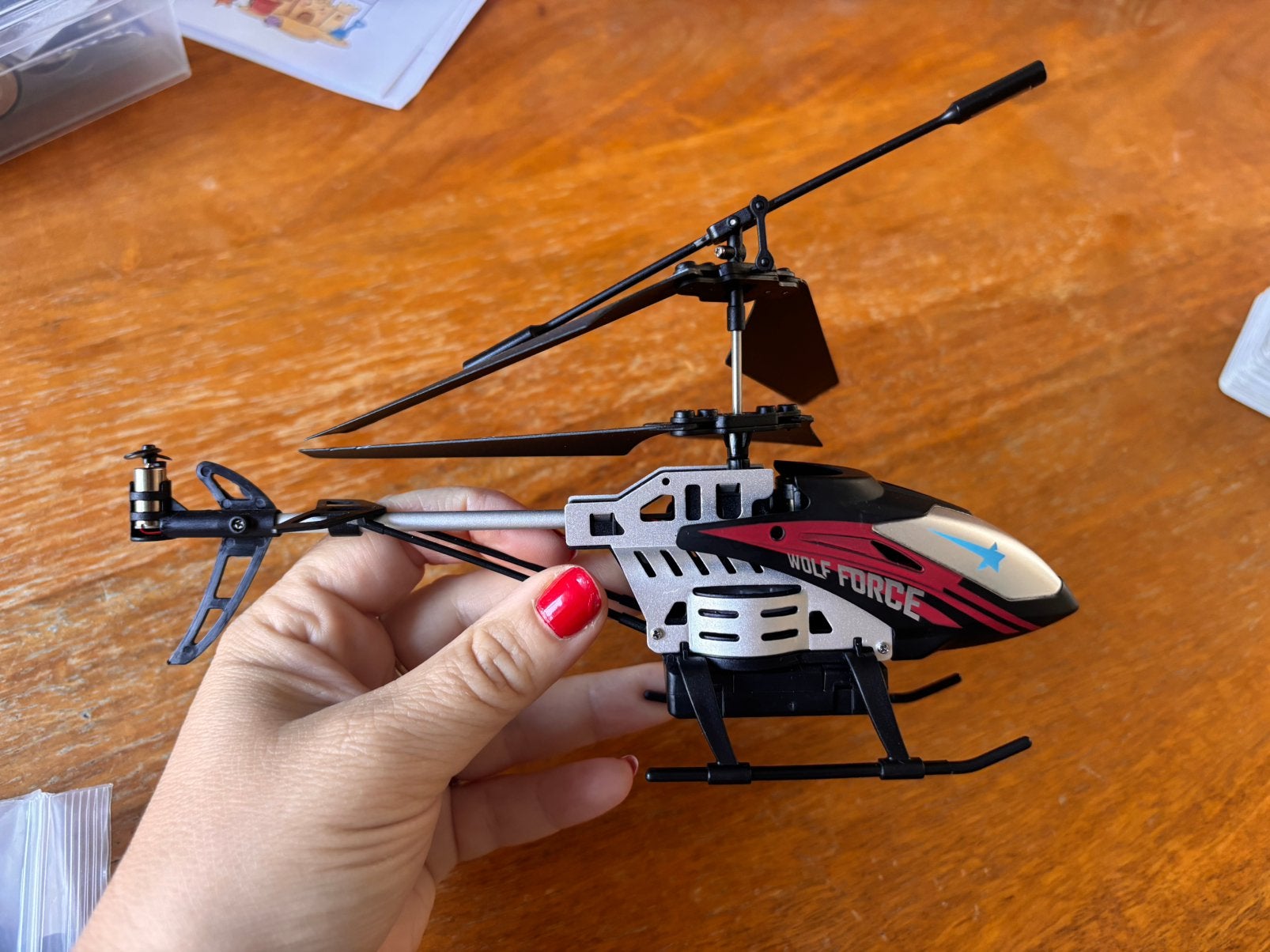 F8 RC Heli Wolf Force Marathon, Ophalen of Verzenden, Zo goed als nieuw