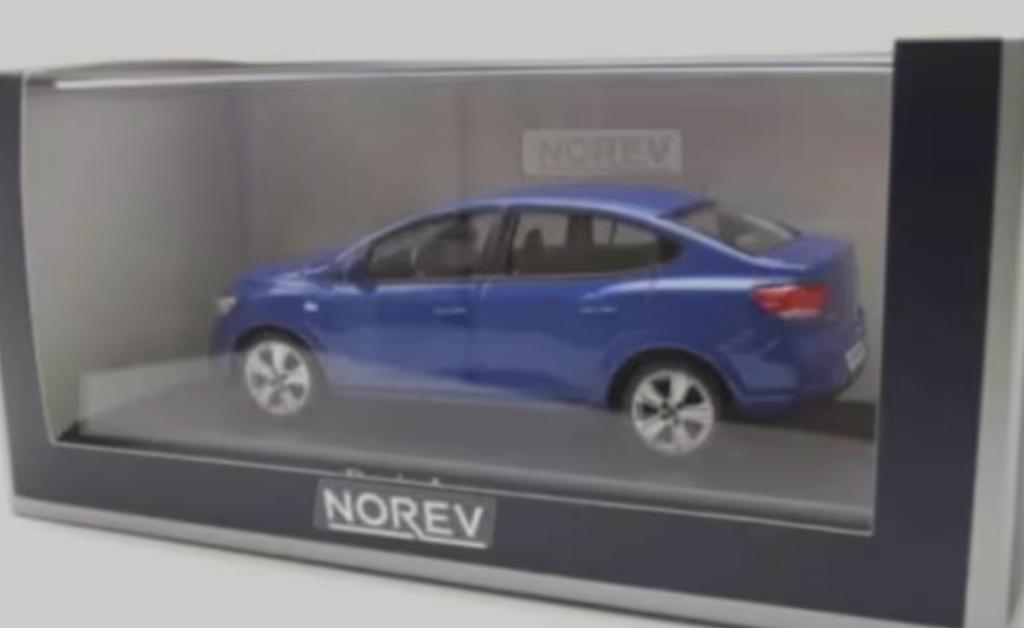 Dacia Logan 2021 Iron Blauw schaal 1:43 NOREV ref. 509042, Hobby en Vrije tijd, Modelauto's | 1:43, Verzenden, Nieuw, Auto, Norev