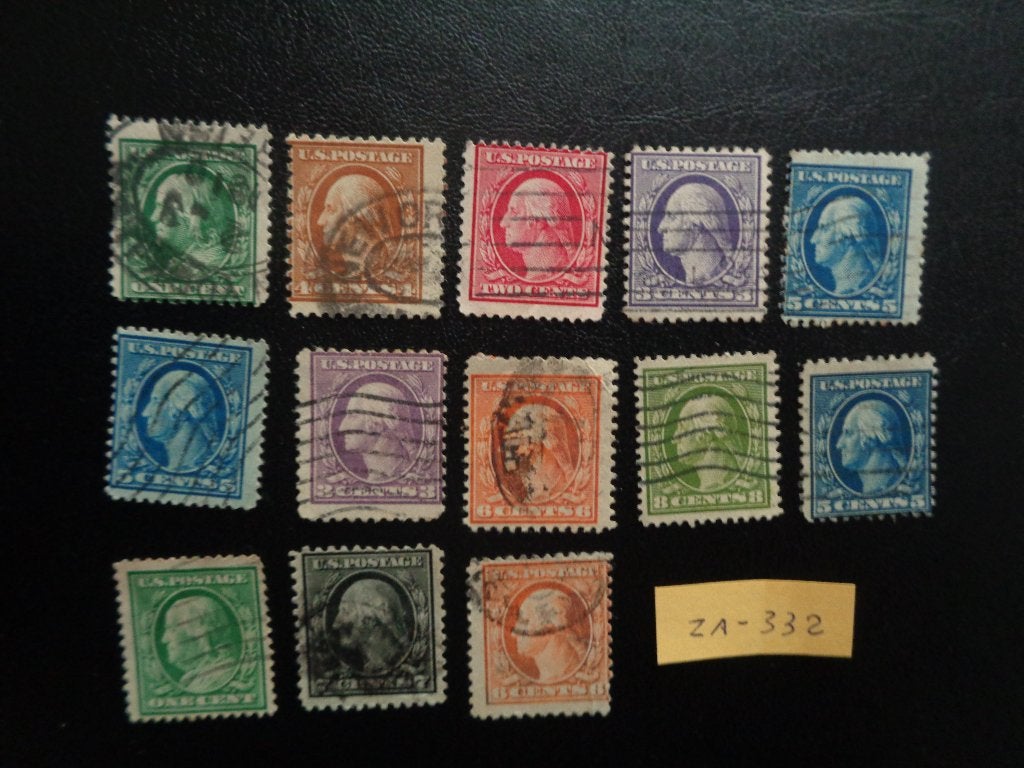 amerika - benjamin franklin 1908/1913 (za-332), Ophalen of Verzenden, Gestempeld, Noord-Amerika